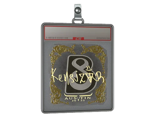 Aufkleberhülle | kensizor (Gold) | Austin 2025