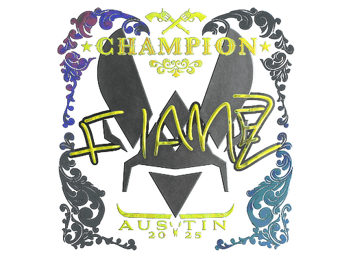 印花 | FlameZ（全息，冠军）| 2025年奥斯汀锦标赛