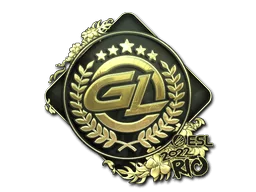 Naklejka | GamerLegion (złota) | Rio 2022