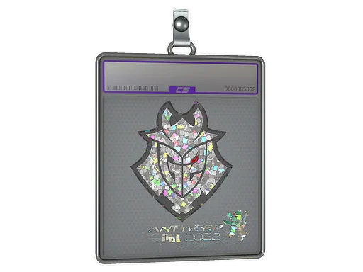 Placa de Adesivo | G2 Esports (Purpurinado) | Antuérpia 2022