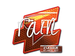 Klistermärke | rain (Foil) | Atlanta 2017