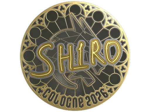 Aufkleber | sh1ro (Gold) | Köln 2026