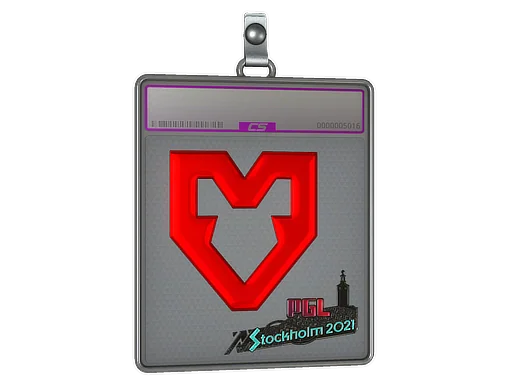 Placa de pegatinas | MOUZ (reflectante) | Estocolmo 2021