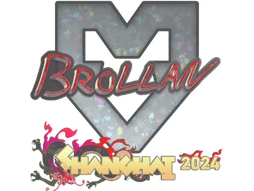 Klistermärke | Brollan (glitter) | Shanghai 2024