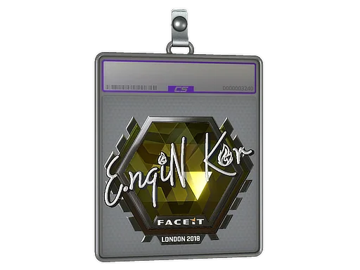Placa de Adesivo | ngiN (Brilhante) | Londres 2018