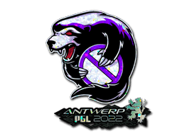 Pegatina | Outsiders (purpurina) | Amberes 2022