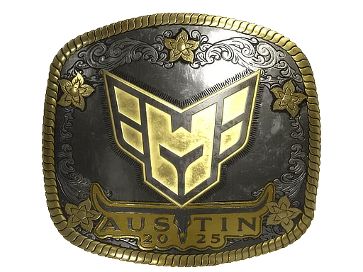 Pegatina | HEROIC (dorada) | Austin 2025