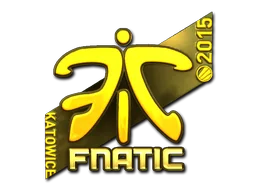 Klistermärke | Fnatic (Guld) | Katowice 2015