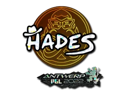 Klistermärke | hades (glitter) | Antwerp 2022
