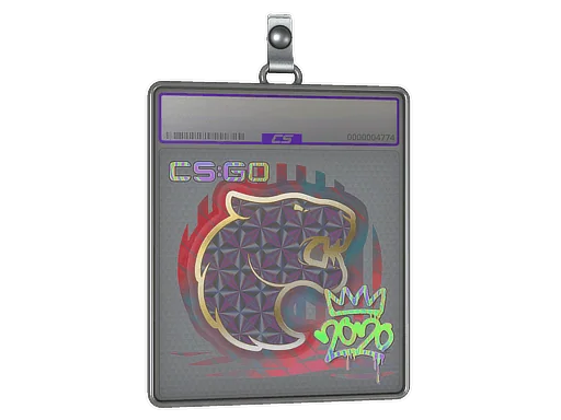 Placa de Adesivo | FURIA (Holográfico) | CRM 2020