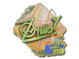 Klistermärke | ZywOo (holo) | Rio 2022