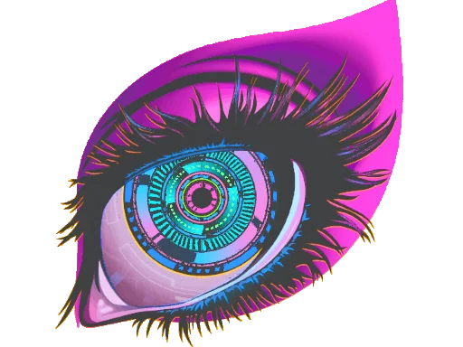 Sticker | Dystopian Gaze (Lenticular)