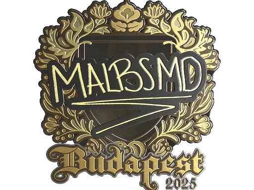 Adesivo | malbsMd (Dourado) | Budapeste 2025