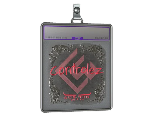 Placa de pegatinas | controlez (reflectante) | Austin 2025