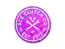 Sticker | Ace Clutch Co. (Holo)
