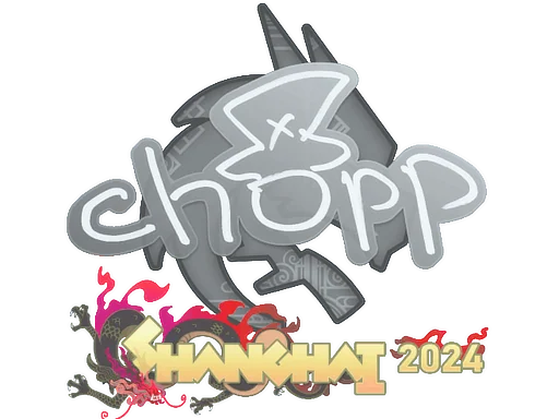 Klistermärke | chopper | Shanghai 2024