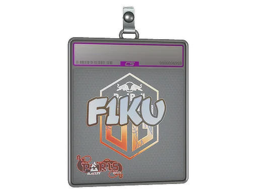 Placa de pegatinas | F1KU (holográfica) | París 2023