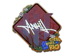 Aufkleber | ANNIHILATION (Glitzer) | Rio 2022