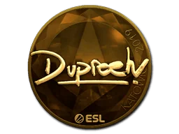 Klistermärke | dupreeh (Guld) | Katowice 2019