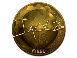 Aufkleber | JaCkz (Gold) | Kattowitz 2019