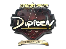 Pegatina | dupreeh (dorada) | Berlín 2019