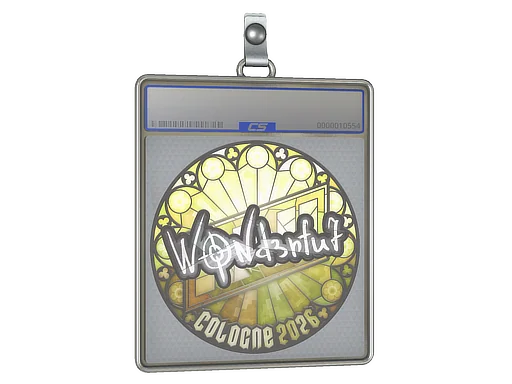 Placa de Adesivo | w0nderful | Colônia 2026
