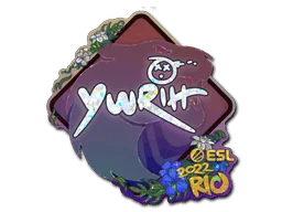 Aufkleber | yuurih (Glitzer) | Rio 2022
