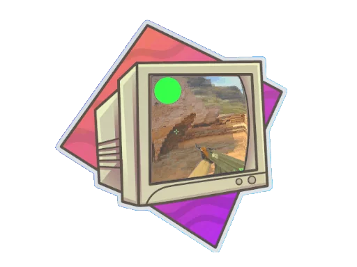 Sticker | Old School (Lenticular)
