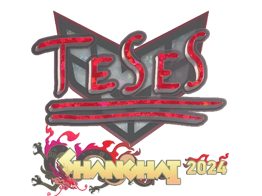 Klistermärke | TeSeS (glitter) | Shanghai 2024