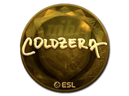 Aufkleber | coldzera (Gold) | Kattowitz 2019