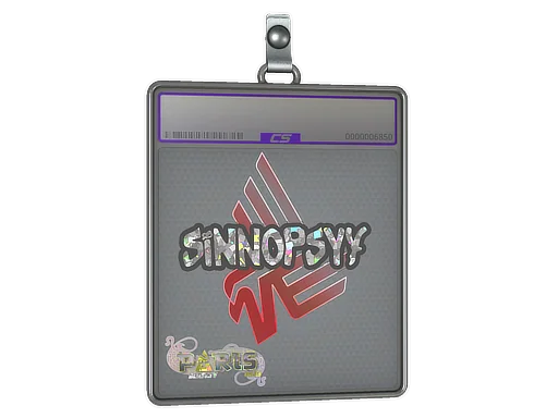 Placa de pegatinas | sinnopsyy (purpurina) | París 2023