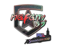 Klistermärke | nafany (Holo) | Stockholm 2021