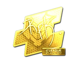 Aufkleber | RpK (Gold) | Atlanta 2017