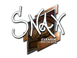 Klistermärke | Snax (Foil) | Boston 2018