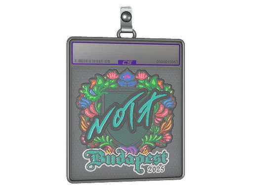 Sticker Slab | nota (Embroidered) | Budapest 2025