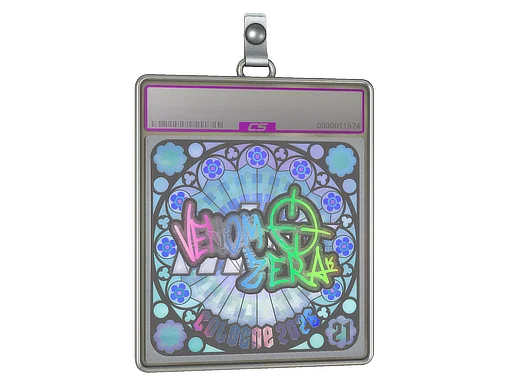 Placa de pegatinas | venomzera (holográfica, con clasificación) | Colonia 2026