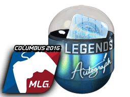 Cápsula de autógrafo | Legends (reflectante) | MLG Columbus 2016