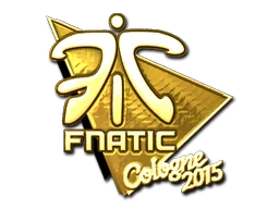 Klistermärke | Fnatic (Guld) | Cologne 2015