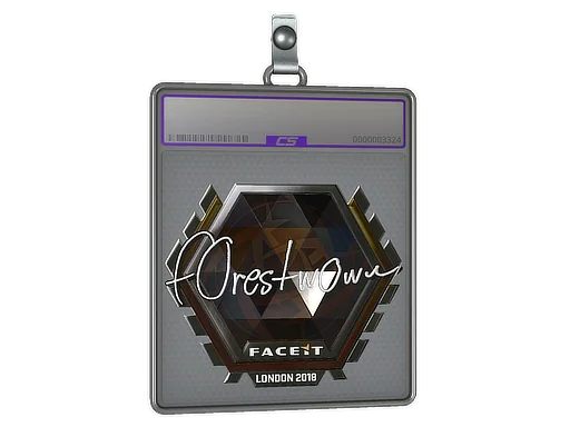 Placa de Adesivo | f0rest (Brilhante) | Londres 2018