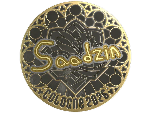 Klistermärke | saadzin (guld) | Cologne 2026