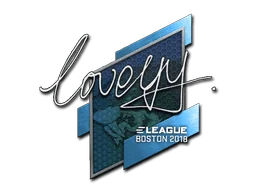 Klistermärke | LoveYY | Boston 2018