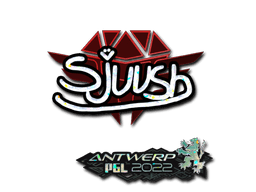 Klistermärke | sjuush (Glitter) | Antwerp 2022