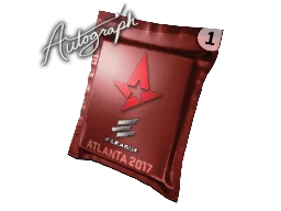 亲笔签名胶囊 | Astralis | 2017年亚特兰大锦标赛