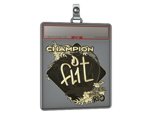 Sticker Slab | FL1T (Gold, Champion) | Rio 2022