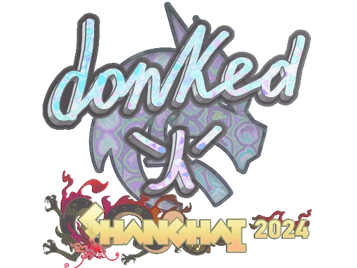 Adesivo | donk (Holográfico) | Xangai 2024