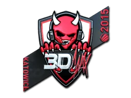Klistermärke | 3DMAX (Foil) | Katowice 2015