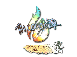 Adesivo | nicoodoz (Holográfico) | Antuérpia 2022