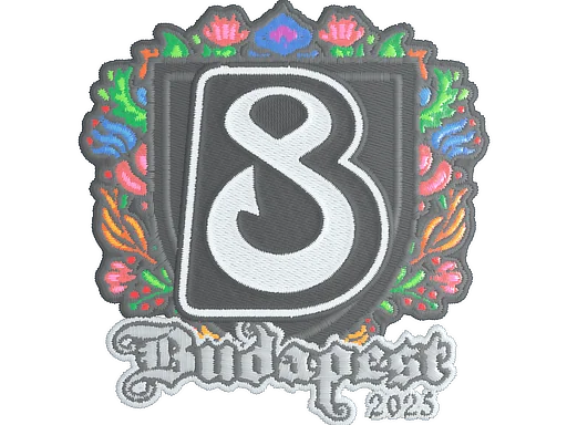 Klistermärke | B8 (broderi) | Budapest 2025