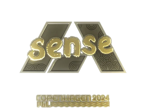 Adesivo | sense (Dourado) | Copenhague 2024