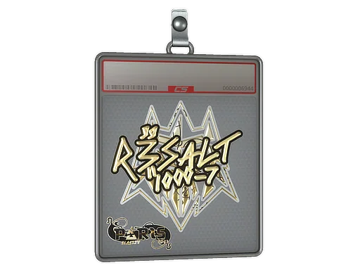 Placa de Adesivo | r3salt (Dourado) | Paris 2023